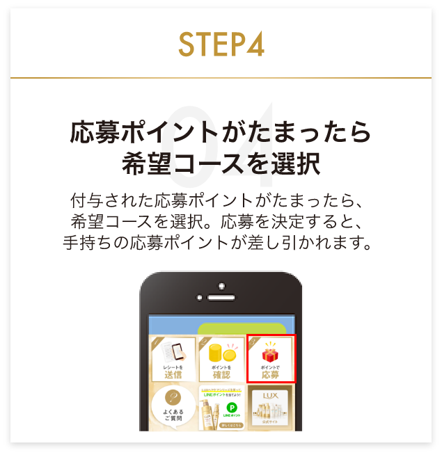 応募方法 STEP4